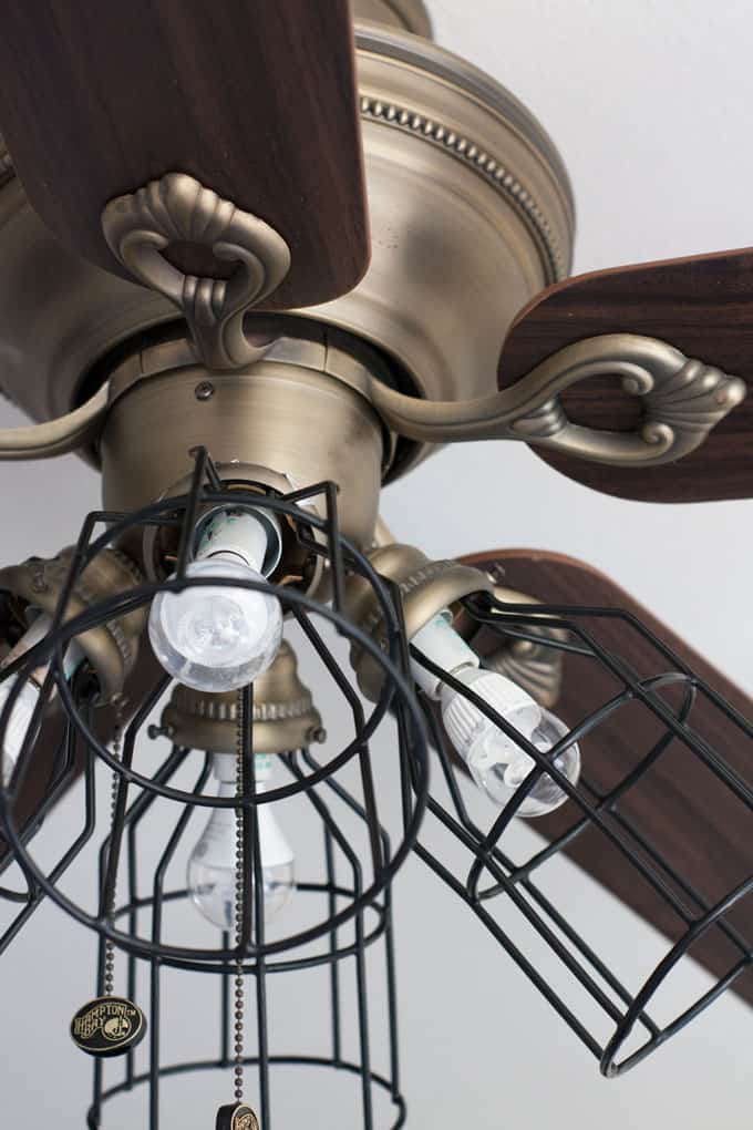 Ceiling Fan Makeover Farmhouse Style