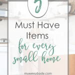 5 wishlist items for every small home with three different photos in background