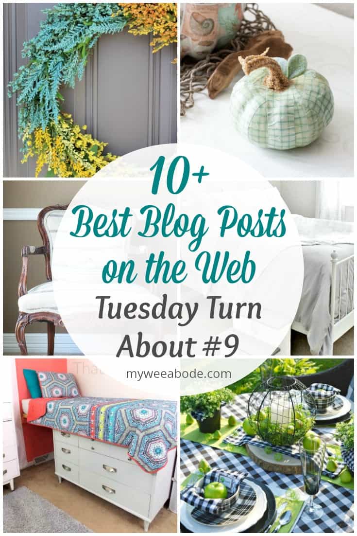 tuesday turn about 9 best blog diys various photos with title