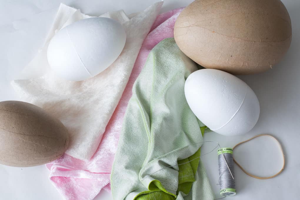 how to make velvet easter eggs supplies for making eggs