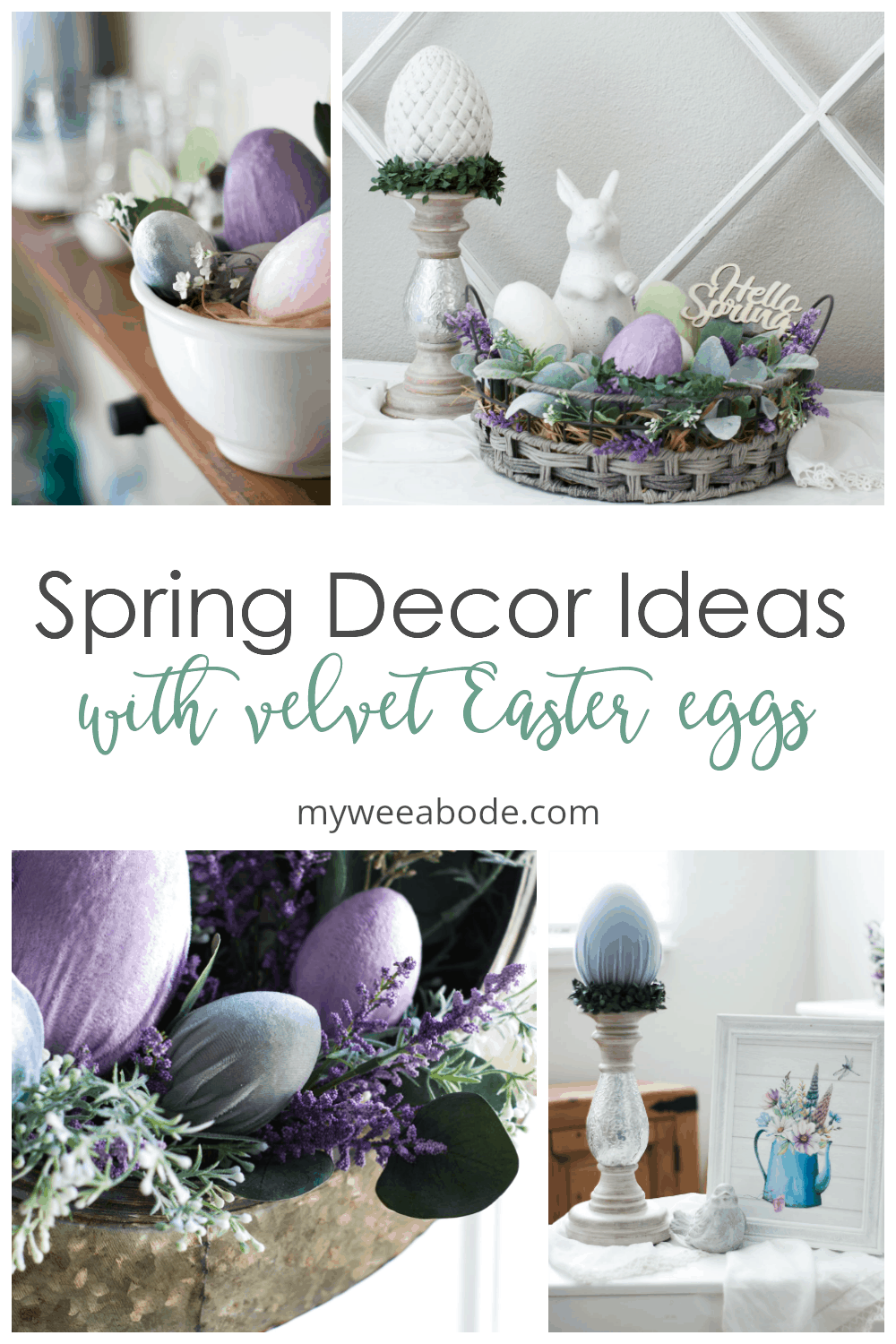 spring decorating ideas using velvet easter eggs bowl of velvet eggs variety of photos