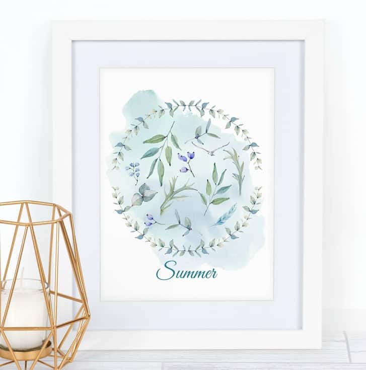 Free Summer Printables That Will Freshen Up Your Home