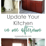 how to update your rental kitchen the easy way photos of kitchen and accessories