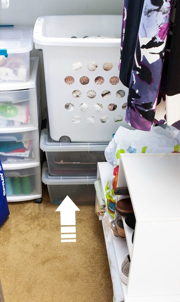 maximize a tiny closet organizing products in closet