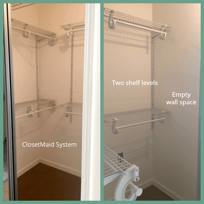how to get the most from a small closet empty closet with shelves