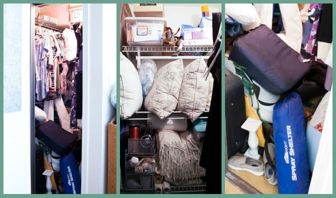 how to get the most from a small closet stuffed closet