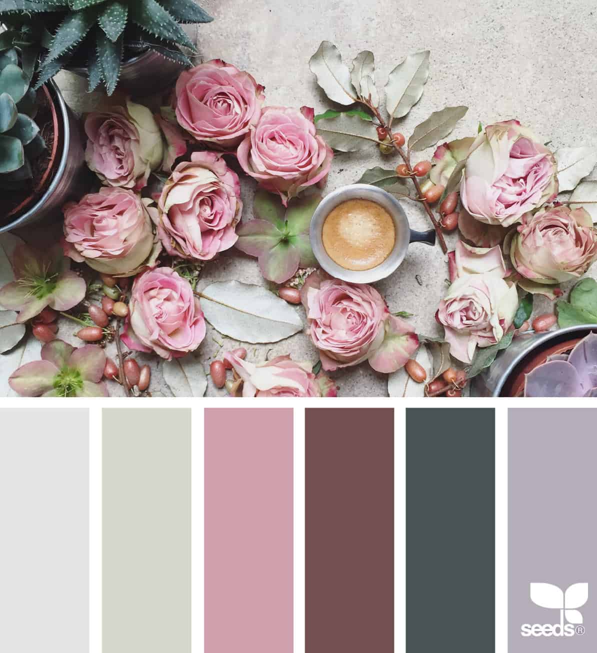 bathroom color schemes bundle of roses and flowers with color palette