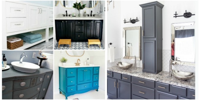tuesday turn about easy projects collage of bathroom vanities