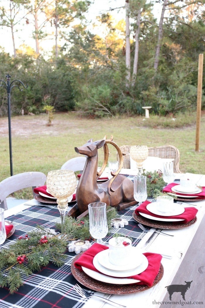 tuesday turn about 80 christmas tablescapes outdoor christmas decor and tablescape