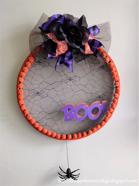 tuesday turn about 122 spooky fun wreath with spider