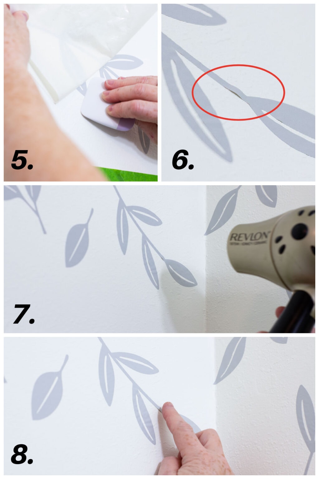 How to Use Vinyl Decals for a Wallpaper Look