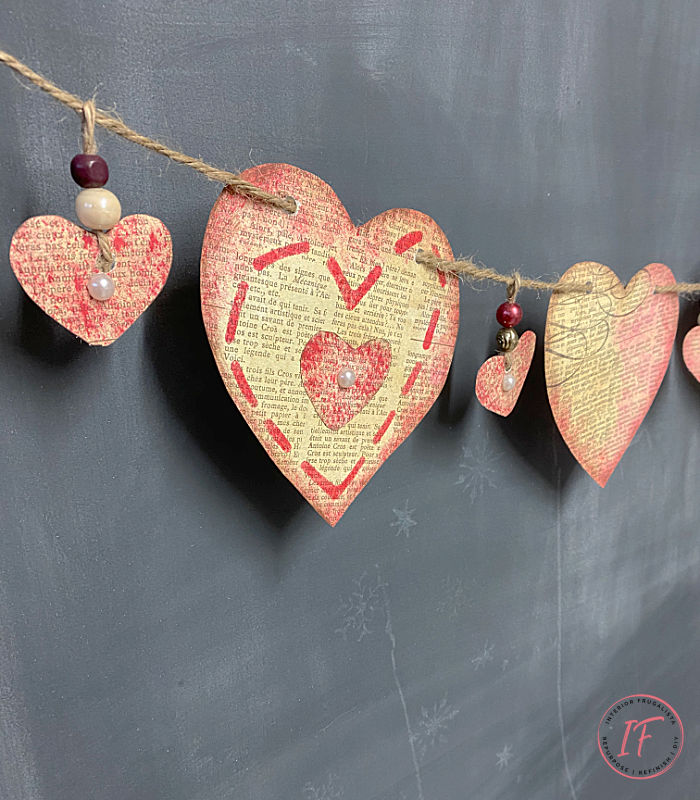tuesday turn about 137 february finds paper heart garland with chalkboard in background