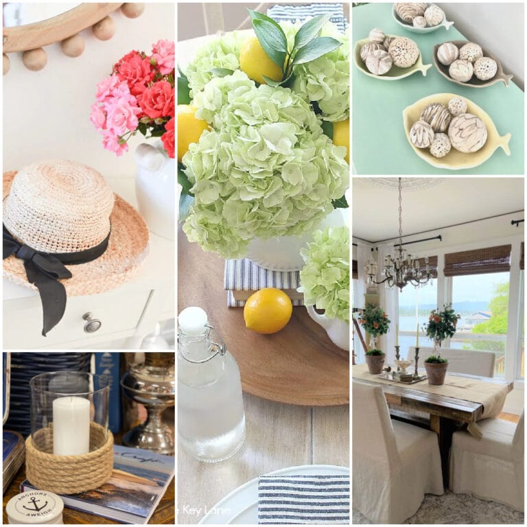 tuesday turn about summer home inspiration collage of summer decor