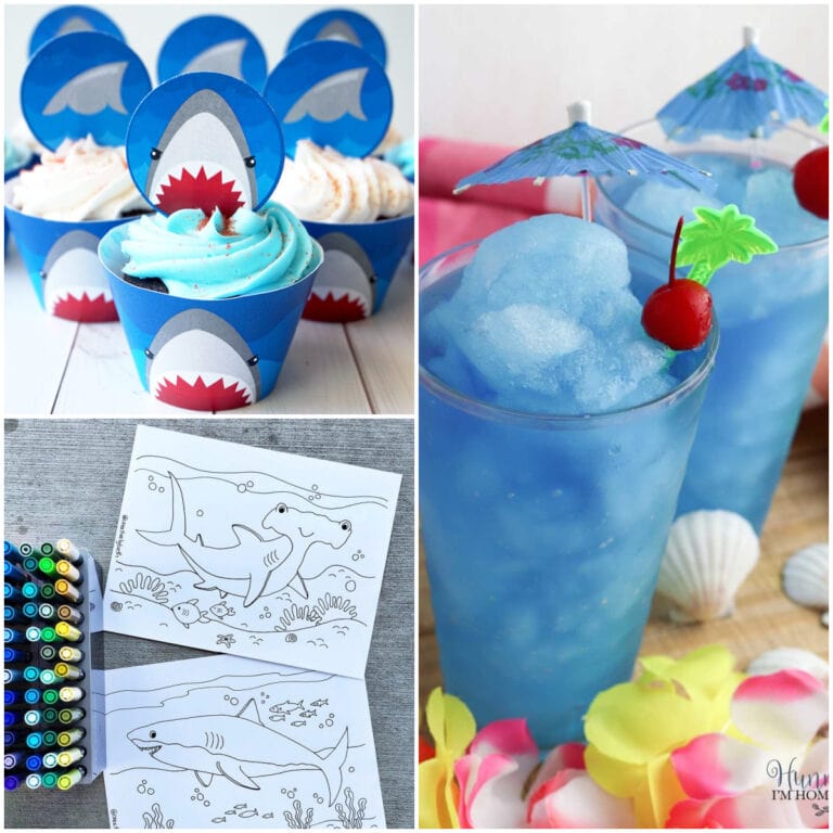 tuesday turn about 159 jawsome july collage of shark week activities and recipes