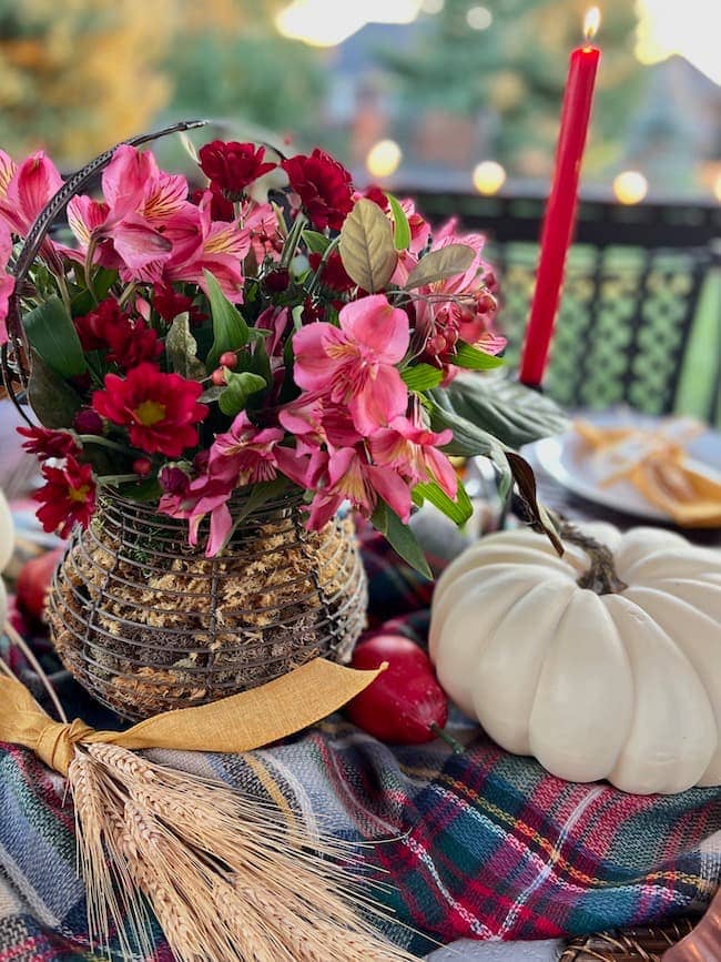 tuesday turn about 172 autumn tables with floral centerpiece pumpkins and table runner