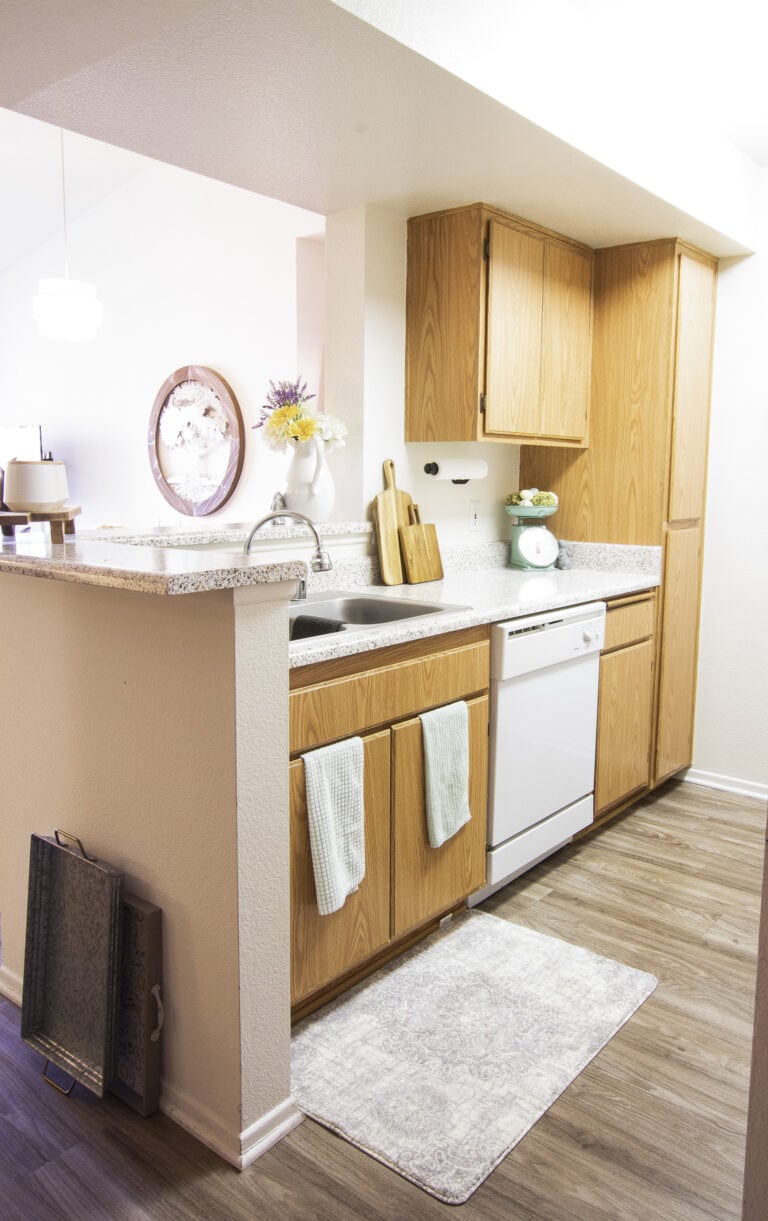 Refresh Your Small Apartment Kitchen with Spring Decor