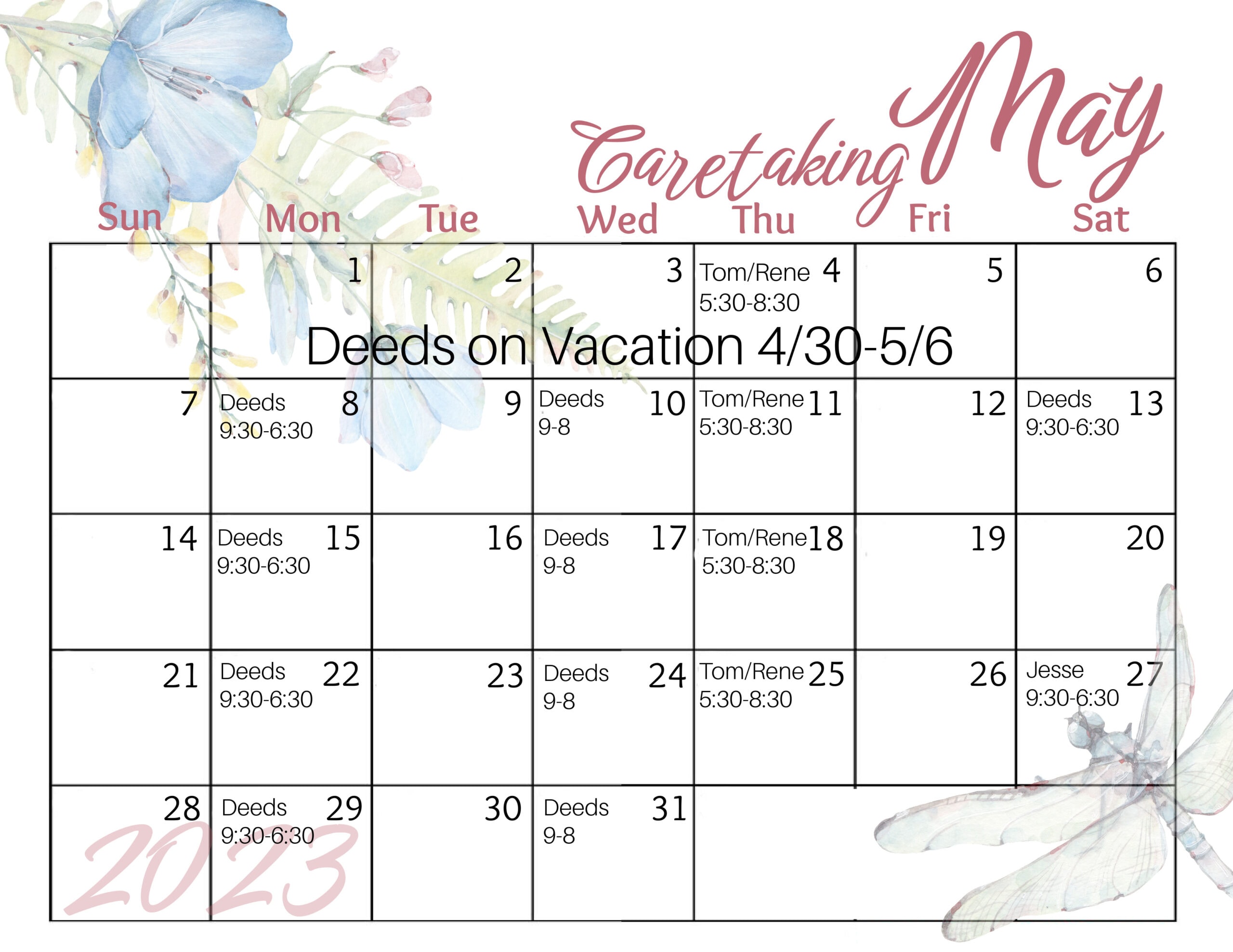 gifts for mom with dementia sample schedule calendar