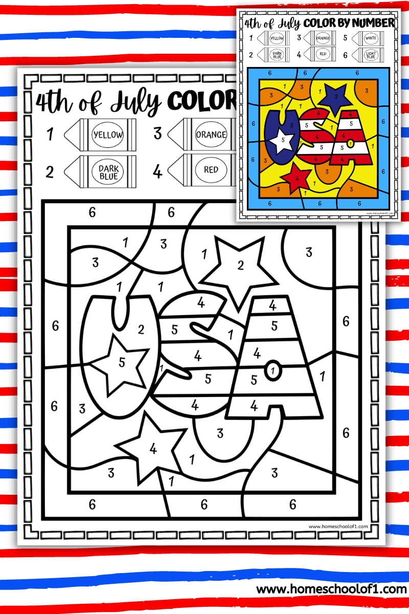 tuesday turn about 206 fabulous freebies color by number patriotic sheet