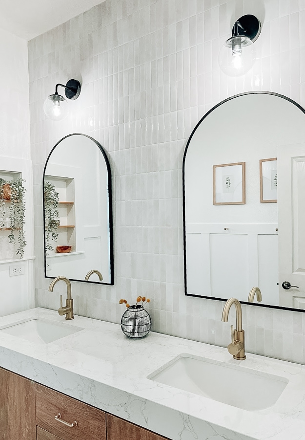 tuesday turn about 220 fun home ideas bathroom wall with mirrors and accessories