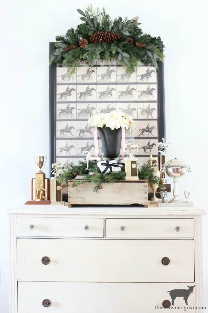 tuesday turn about 228 cross hollidation vintage dresser with vintage christmas decor