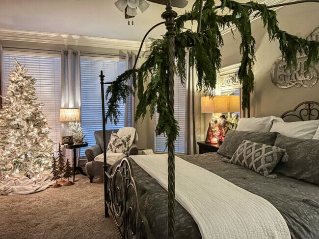 tuesday turn about 231 christmas decor inspo bedroom decorated for Christmas
