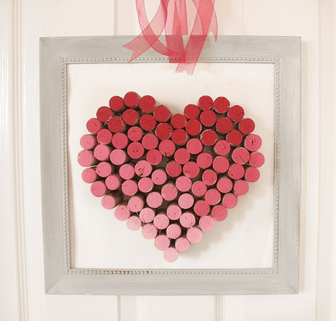 tuesday turn about 235 sweet starts ombre cork heart in frame