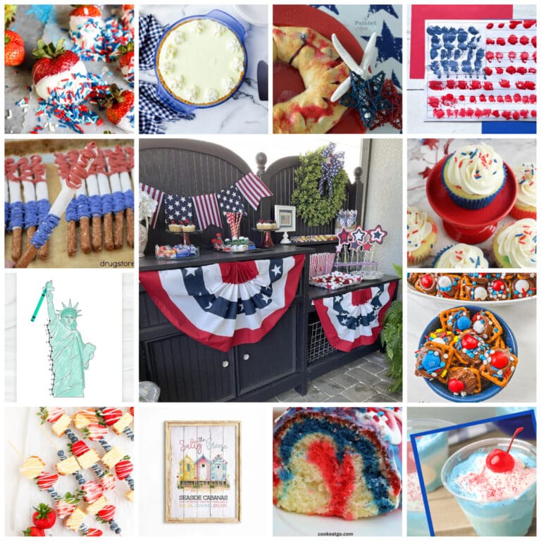 tuesday turn about 310 last minute patriotic fun collage of red white and blue projects and food