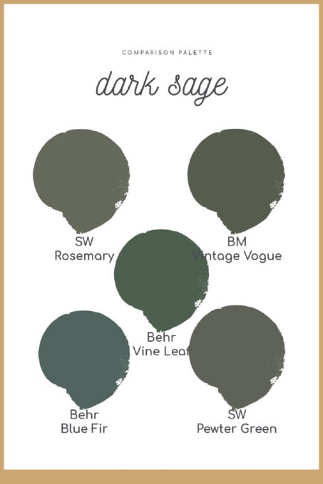 sage green cabinet paint colors dark sage color chart