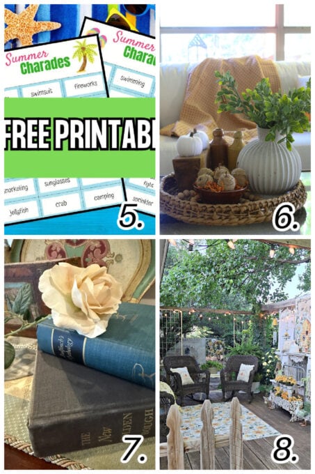 collage of summer projects