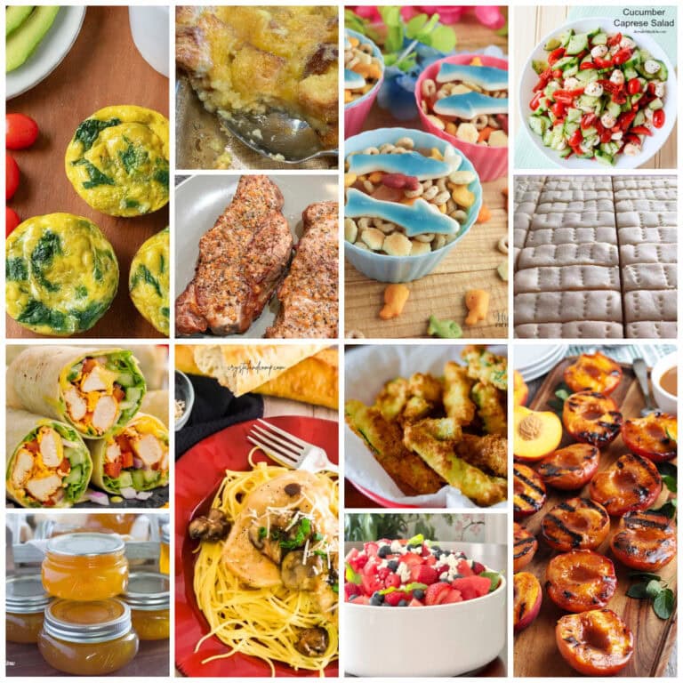 tuesday turn about 315 Delicious summer recipes collage of summer foods