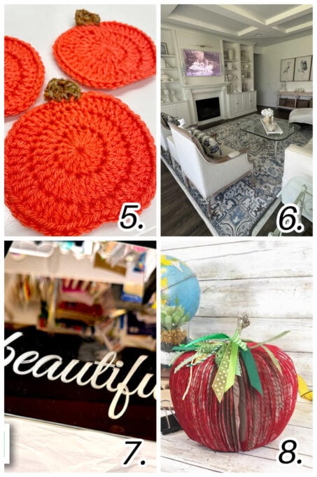 collage of fall projects and back to school ideas