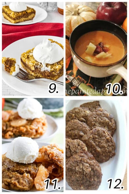 tuesday turn about 322 Yummy Fall Tastes collage of fall food recipes