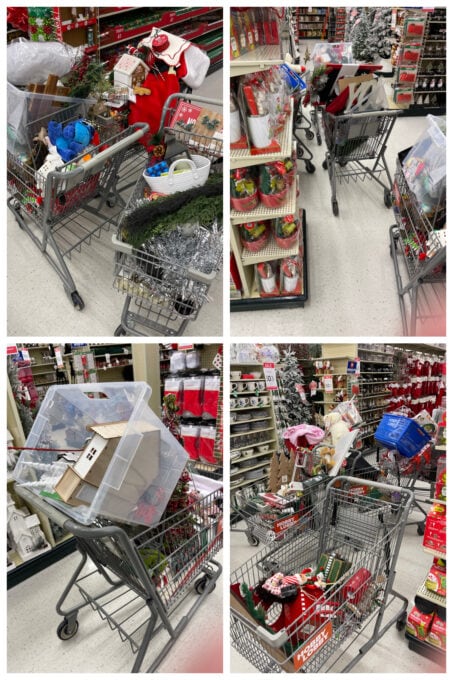 collage of holiday recipes, decor, crafts