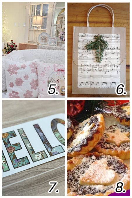 collage of seasonal projects