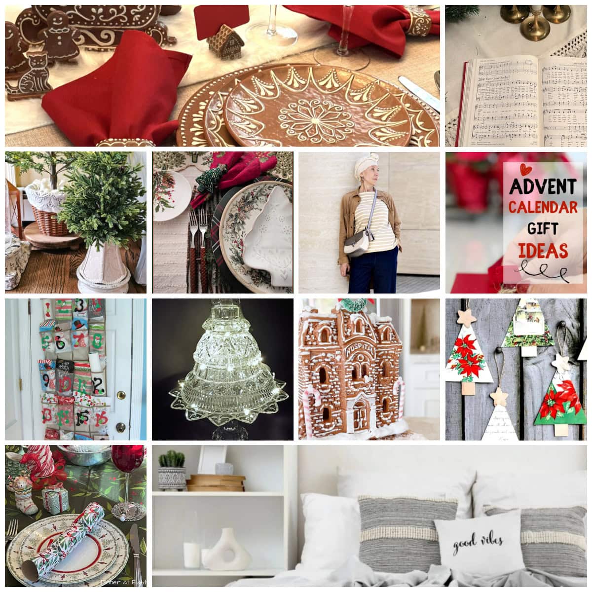 collage of seasonal projects