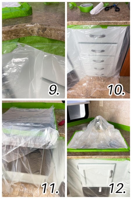 rv budget kitchen remodel marble counter steps of how to prep counters