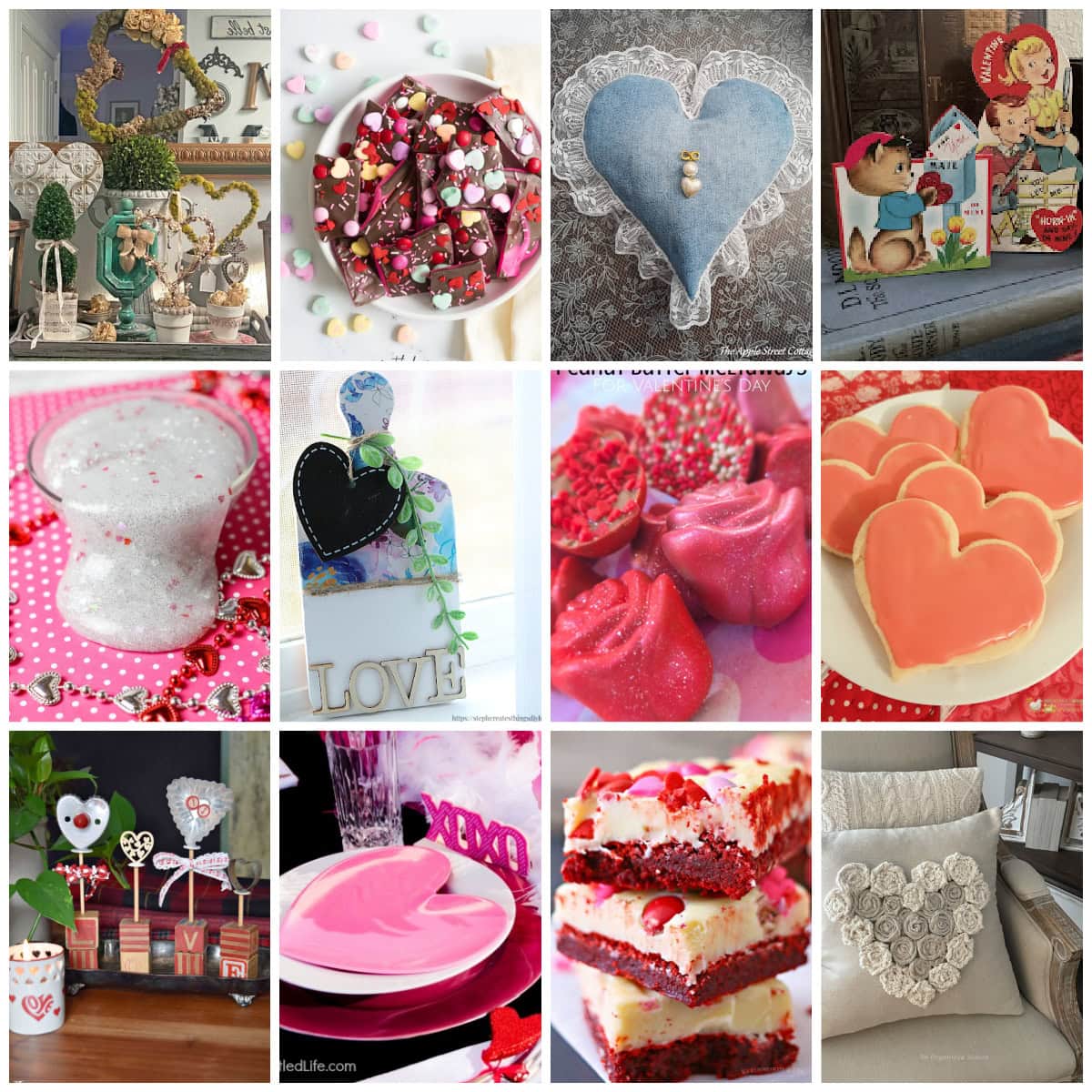 collage of projects and diys