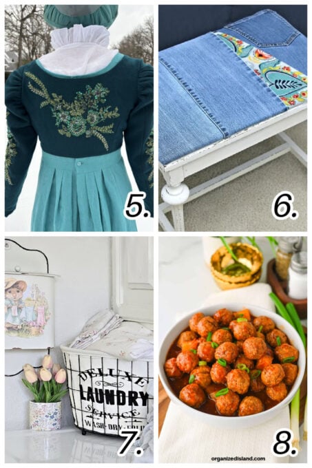 collage of spring and winter projects