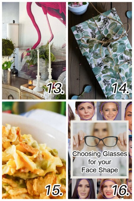 collage of spring projects and recipes