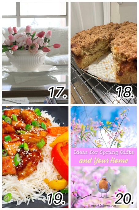 tuesday turn about 343 spring fling collage of spring projects and recipes