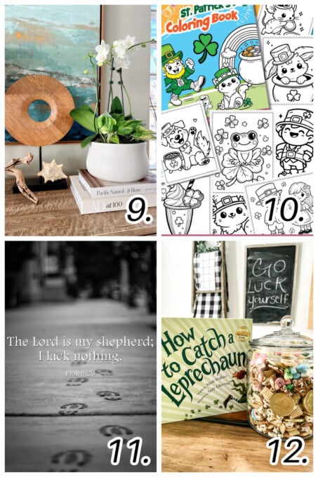 tuesday turn about 344 irish inspiration collage of spring and St. Patrick's Day projects and DIYs